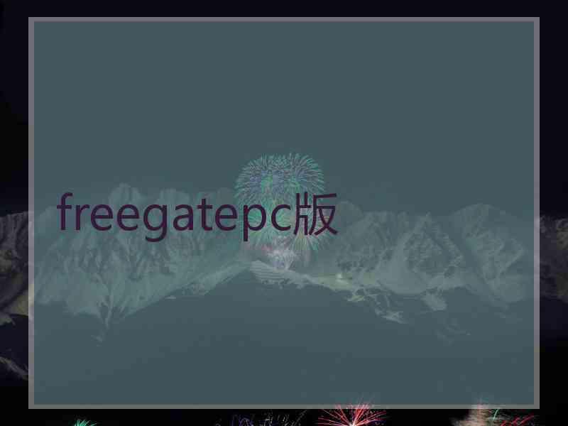 freegatepc版